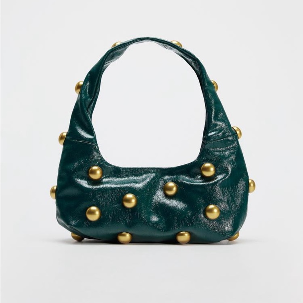 ZARA Embellished Shoulder Purse